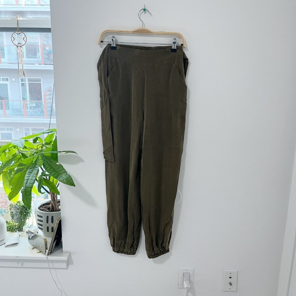 Intermix Olive Green Baggy Jogger Pants Size 00